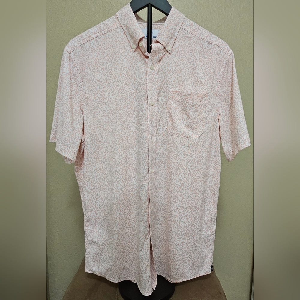 Southern Tide Light Pink Patterned Button Down Sh… - image 1